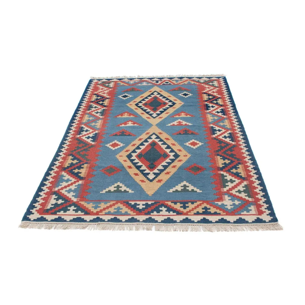 Kelimteppe - Orientalsk - 183 x 121 cm - blå