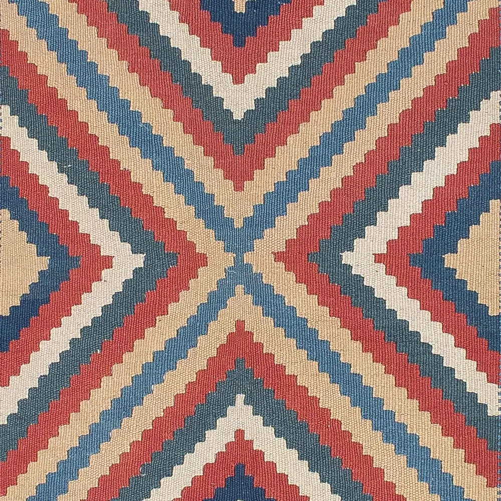 Kelimteppe - Orientalsk - 183 x 124 cm - blå