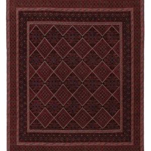 Kelimteppe - Orientalsk - 183 x 141 cm - mørk rød