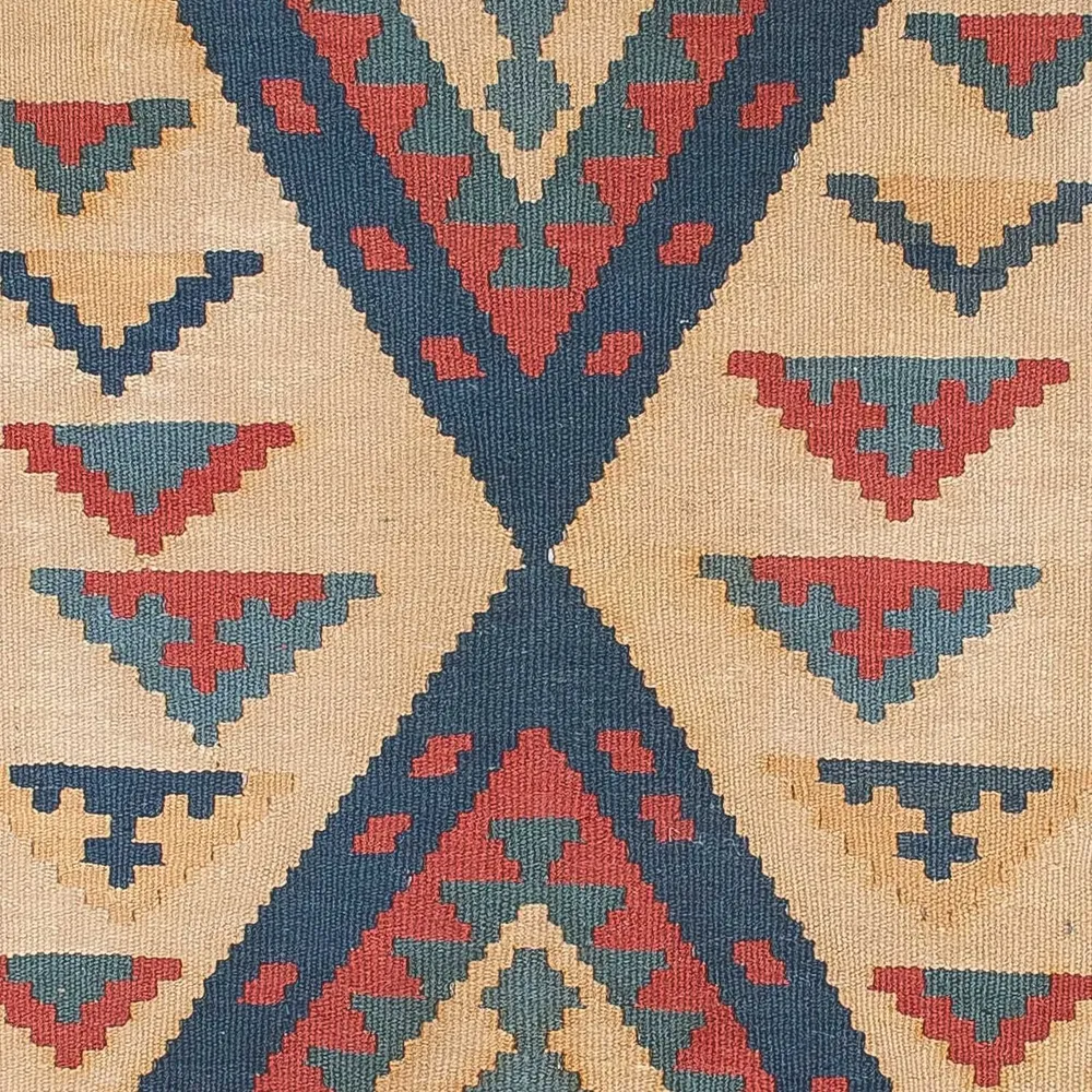 Kelimteppe - Orientalsk - 184 x 117 cm - lysebrun