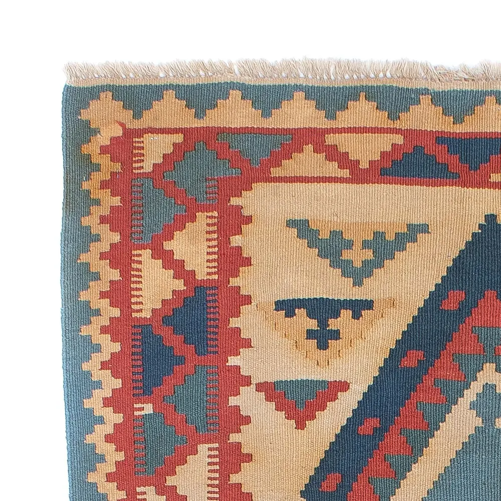 Kelimteppe - Orientalsk - 184 x 117 cm - lysebrun