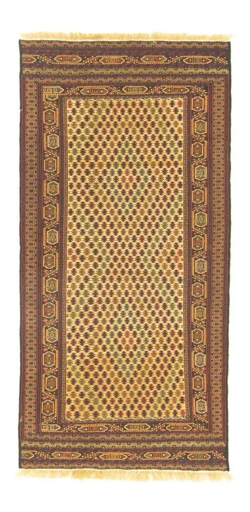 Kelimteppe - Orientalsk - 186 x 89 cm - brun