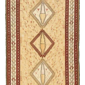 Kelimteppe - Orientalsk - 187 x 126 cm - beige