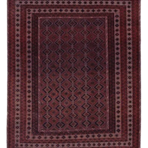 Kelimteppe - Orientalsk - 188 x 152 cm - mørk rød