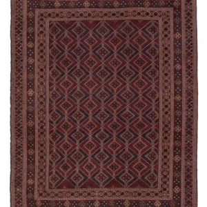 Kelimteppe - Orientalsk - 188 x 155 cm - mørk beige