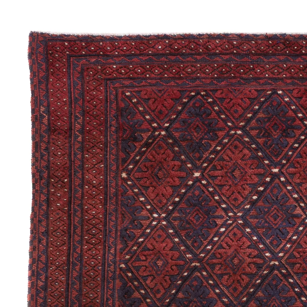 Kelimteppe - Orientalsk - 189 x 146 cm - mørk rød