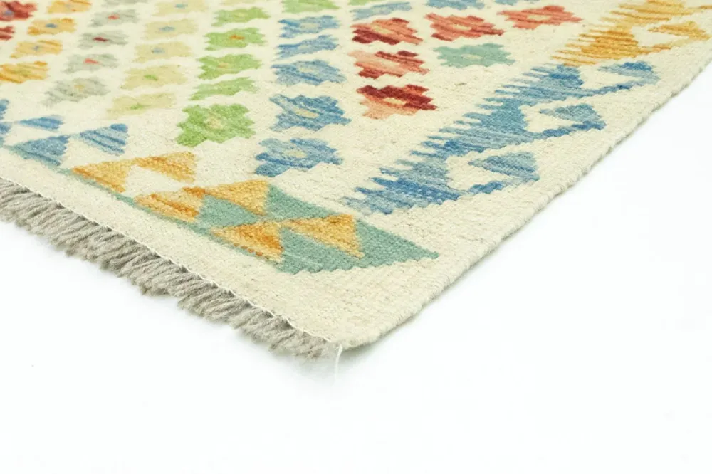 Kelimteppe - Orientalsk - 189 x 151 cm - farget
