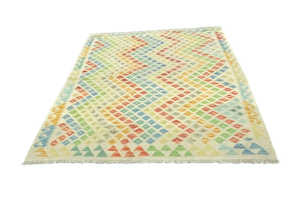 Kelimteppe - Orientalsk - 189 x 151 cm - farget