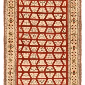 Kelimteppe - Orientalsk - 190 x 130 cm - flerfarget