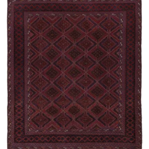 Kelimteppe - Orientalsk - 190 x 159 cm - mørk beige