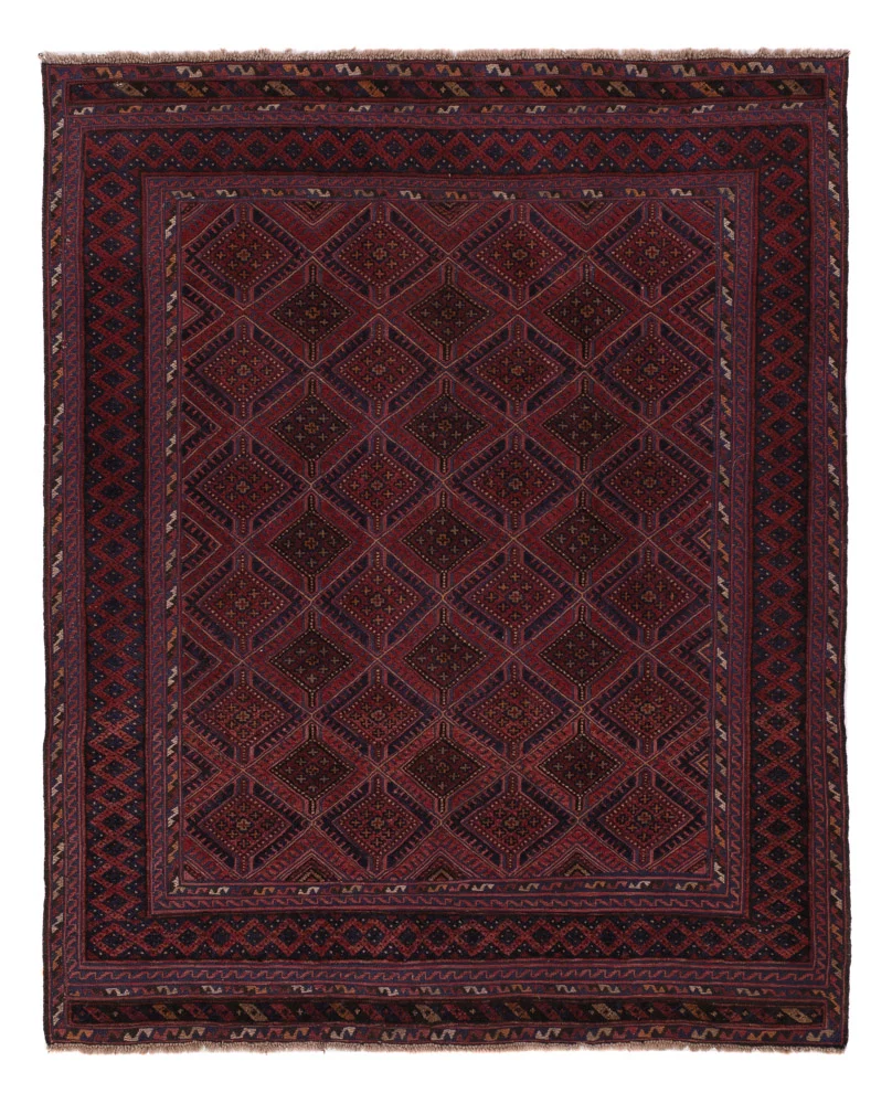 Kelimteppe - Orientalsk - 190 x 159 cm - mørk beige