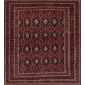 Kelimteppe - Orientalsk - 190 x 164 cm - mørk beige