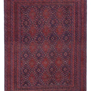 Kelimteppe - Orientalsk - 191 x 145 cm - mørk rød