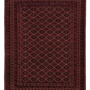 Kelimteppe - Orientalsk - 191 x 155 cm - mørk rød