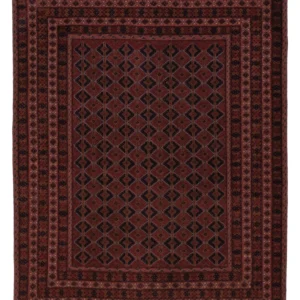 Kelimteppe - Orientalsk - 191 x 158 cm - mørk rød
