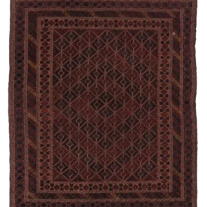 Kelimteppe - Orientalsk - 193 x 150 cm - rust