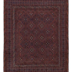 Kelimteppe - Orientalsk - 194 x 158 cm - mørk beige