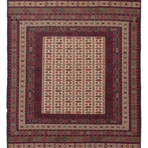 Kelimteppe - Orientalsk - 195 x 127 cm - flerfarget
