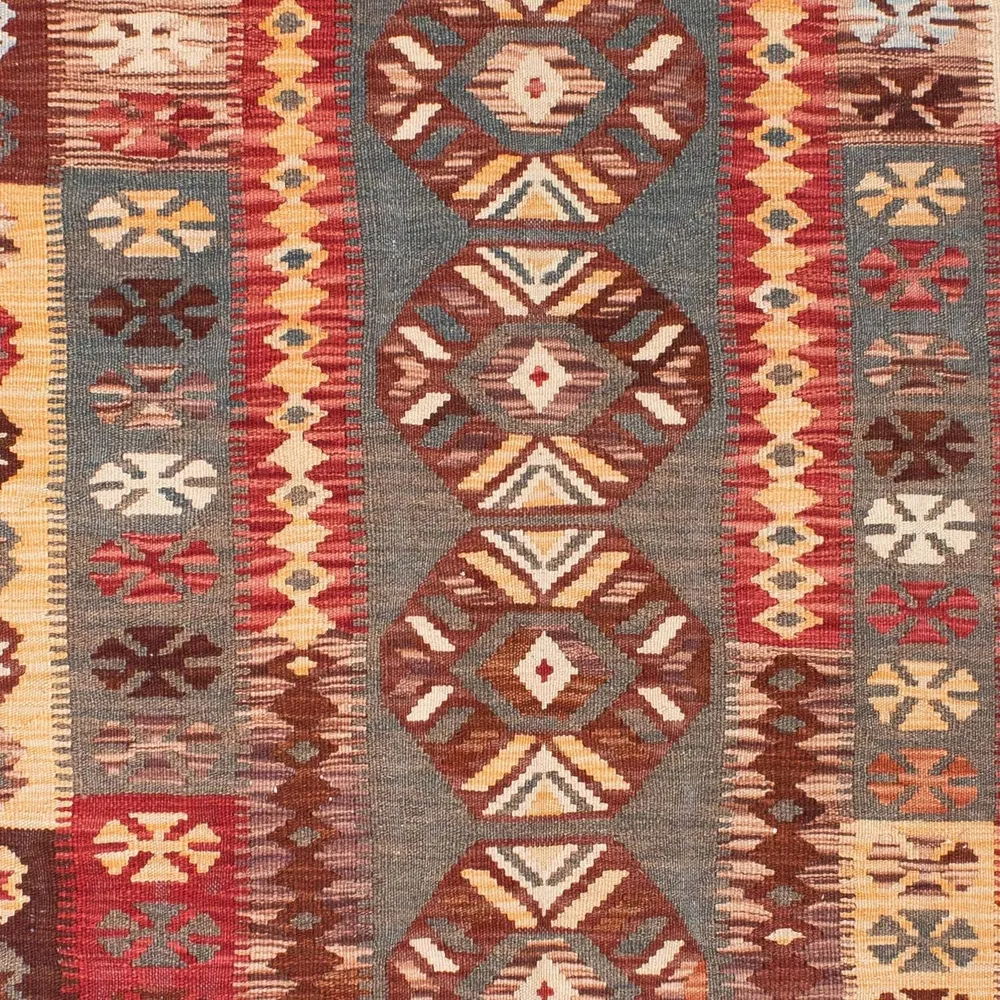 Kelimteppe - Orientalsk - 195 x 145 cm - flerfarget