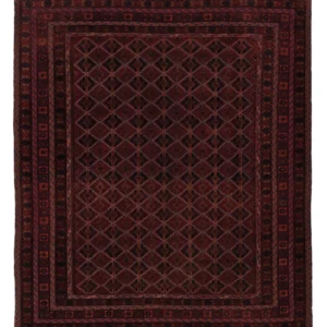 Kelimteppe - Orientalsk - 195 x 164 cm - mørk rød