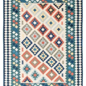 Kelimteppe - Orientalsk - 196 x 155 cm - beige