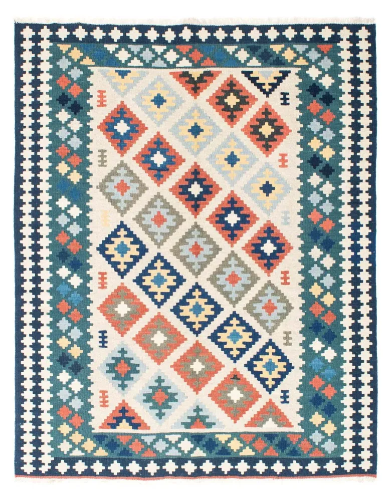 Kelimteppe - Orientalsk - 196 x 155 cm - beige