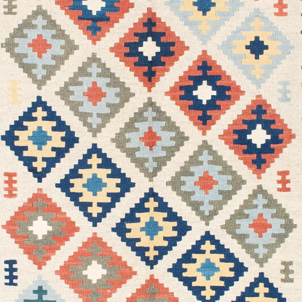 Kelimteppe - Orientalsk - 196 x 155 cm - beige
