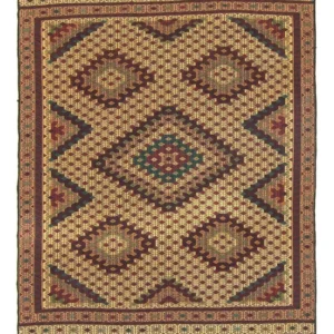 Kelimteppe - Orientalsk - 197 x 131 cm - flerfarget