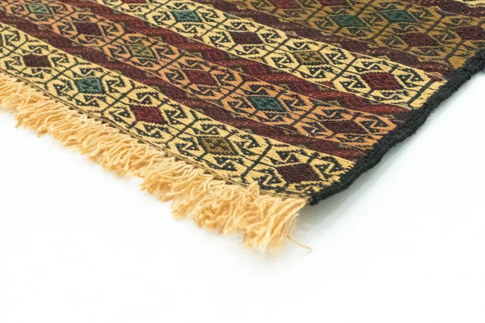 Kelimteppe - Orientalsk - 197 x 131 cm - flerfarget