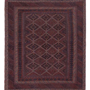 Kelimteppe - Orientalsk - 197 x 155 cm - mørk beige