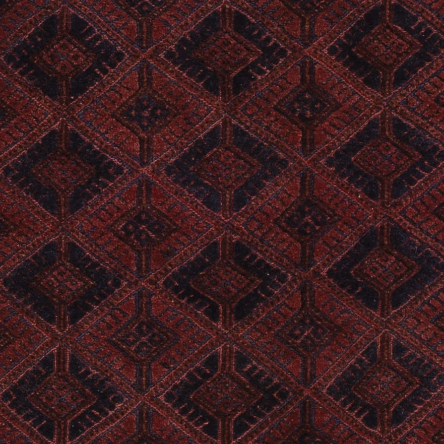 Kelimteppe - Orientalsk - 197 x 165 cm - mørk rød