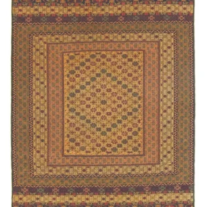 Kelimteppe - Orientalsk - 198 x 137 cm - flerfarget