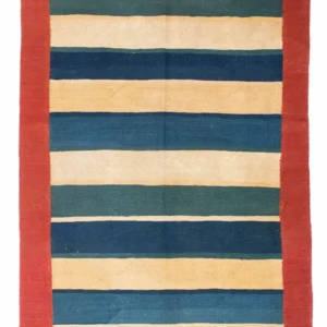 Kelimteppe - Orientalsk - 198 x 152 cm - rød