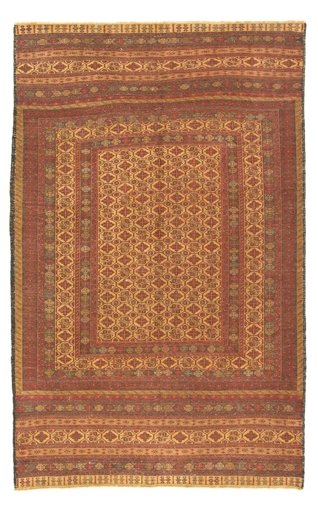 Kelimteppe - Orientalsk - 199 x 130 cm - flerfarget