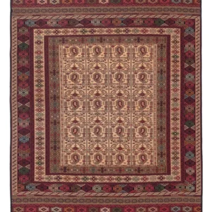 Kelimteppe - Orientalsk - 200 x 129 cm - flerfarget
