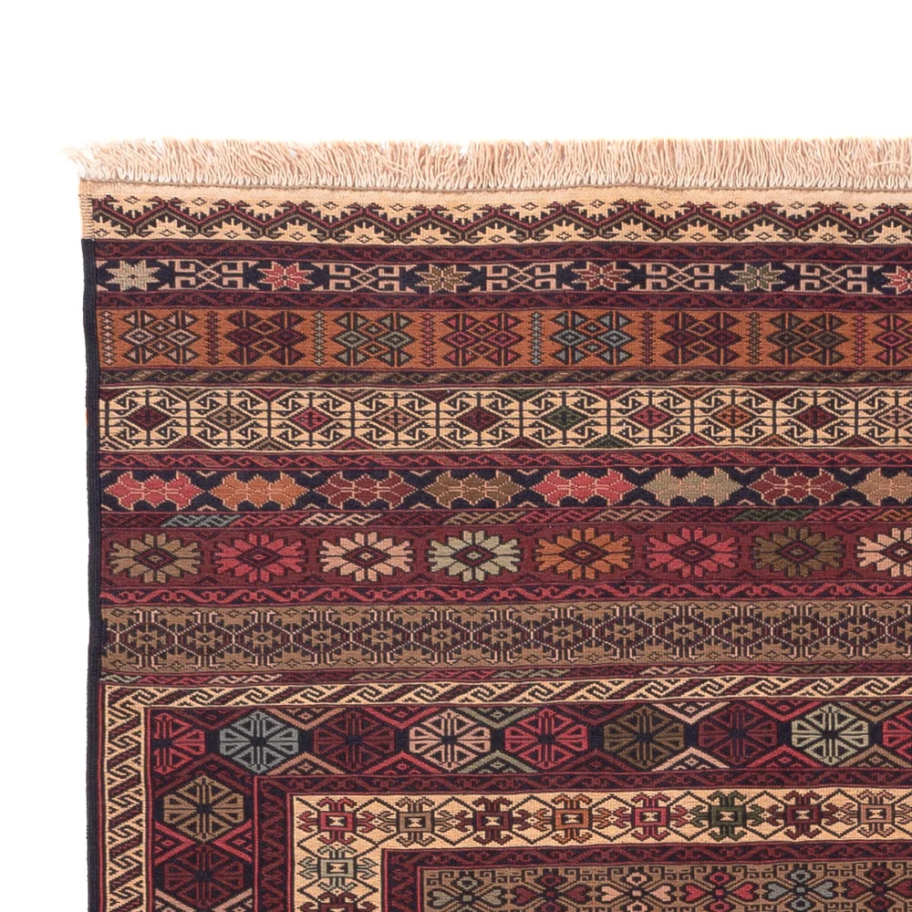 Kelimteppe - Orientalsk - 200 x 129 cm - flerfarget