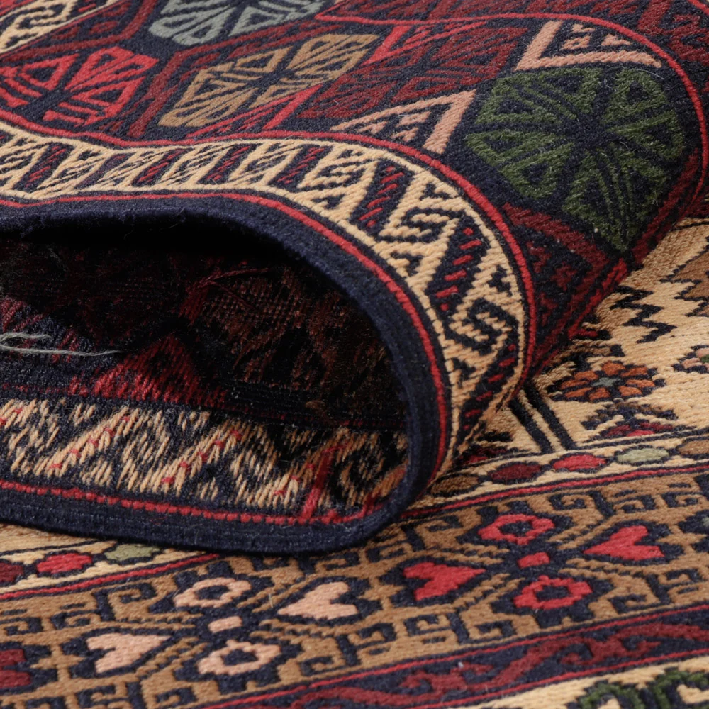Kelimteppe - Orientalsk - 200 x 129 cm - flerfarget
