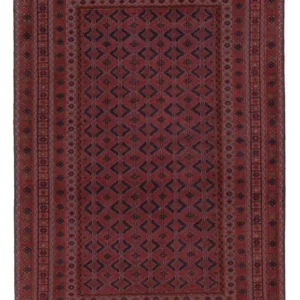 Kelimteppe - Orientalsk - 200 x 146 cm - mørk rød