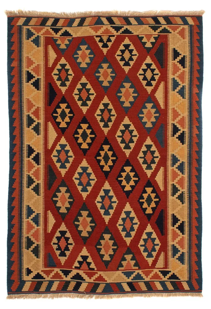 Kelimteppe - Orientalsk - 200 x 153 cm - rust