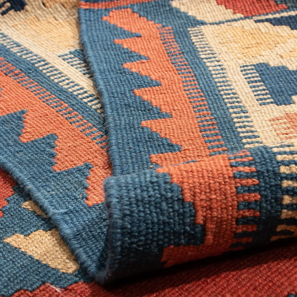 Kelimteppe - Orientalsk - 200 x 153 cm - rust