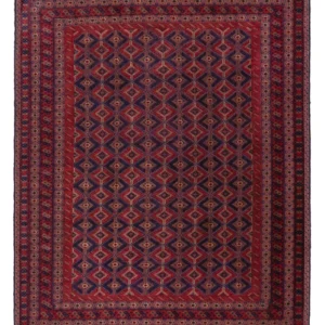 Kelimteppe - Orientalsk - 200 x 160 cm - mørk rød