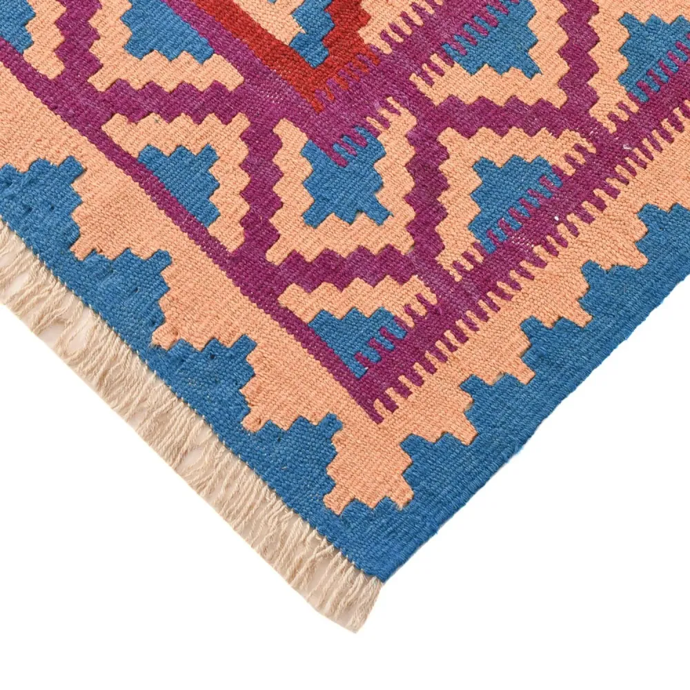 Kelimteppe - Orientalsk - 202 x 149 cm - flerfarget