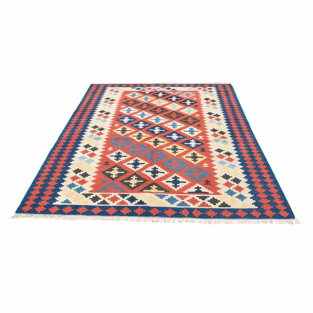 Kelimteppe - Orientalsk - 202 x 153 cm - rød