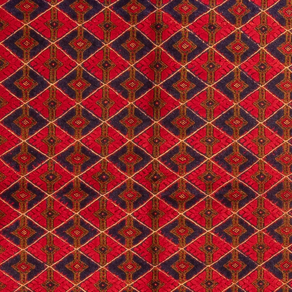 Kelimteppe - Orientalsk - 202 x 153 cm - mørk rød