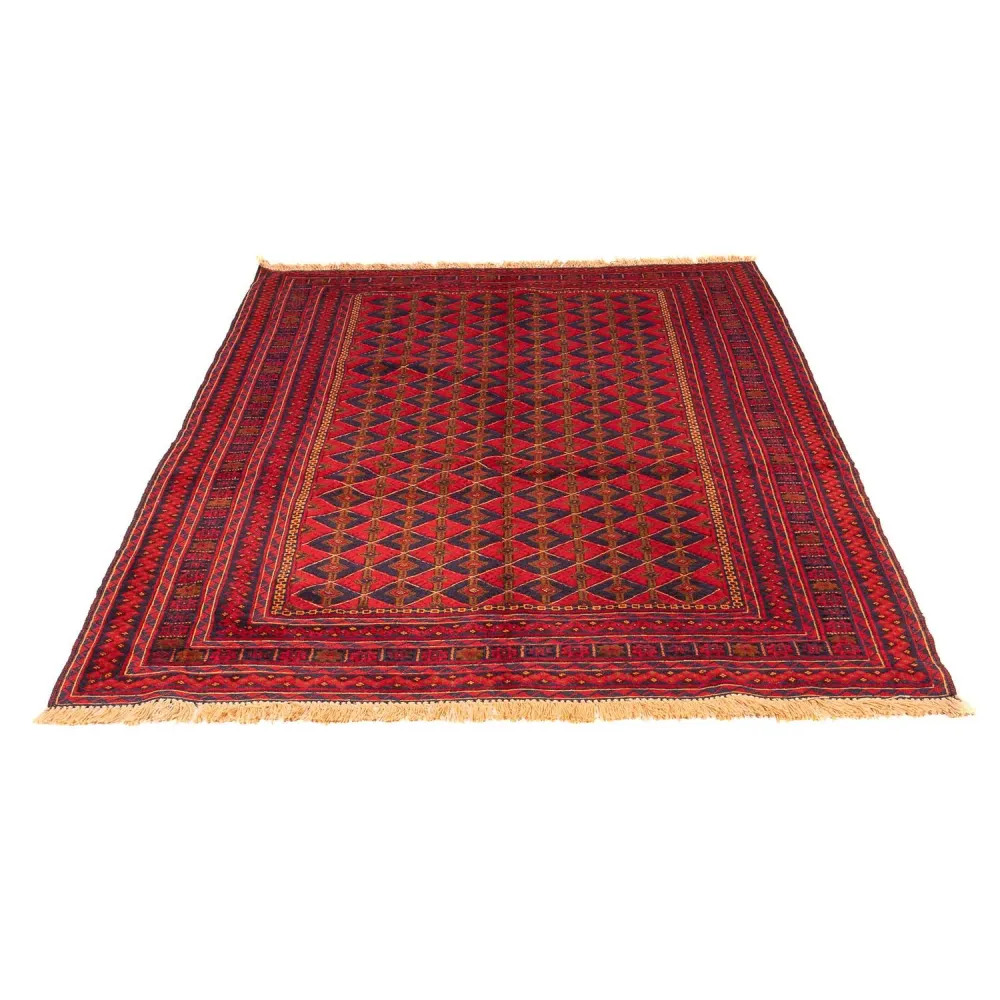 Kelimteppe - Orientalsk - 202 x 153 cm - mørk rød