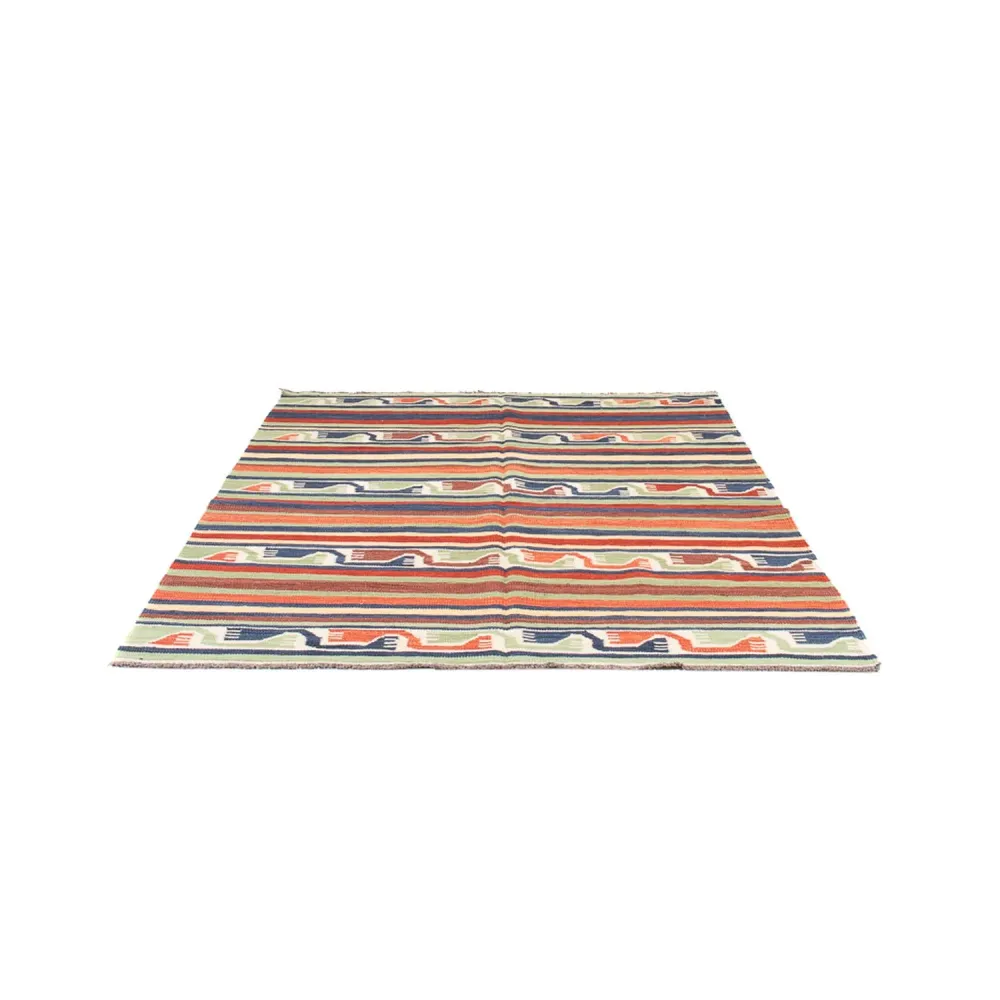 Kelimteppe - Orientalsk - 202 x 154 cm - flerfarget
