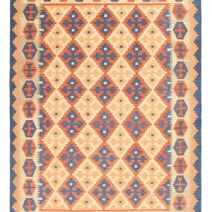Kelimteppe - Orientalsk - 203 x 147 cm - flerfarget