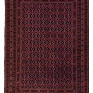 Kelimteppe - Orientalsk - 203 x 149 cm - mørk rød
