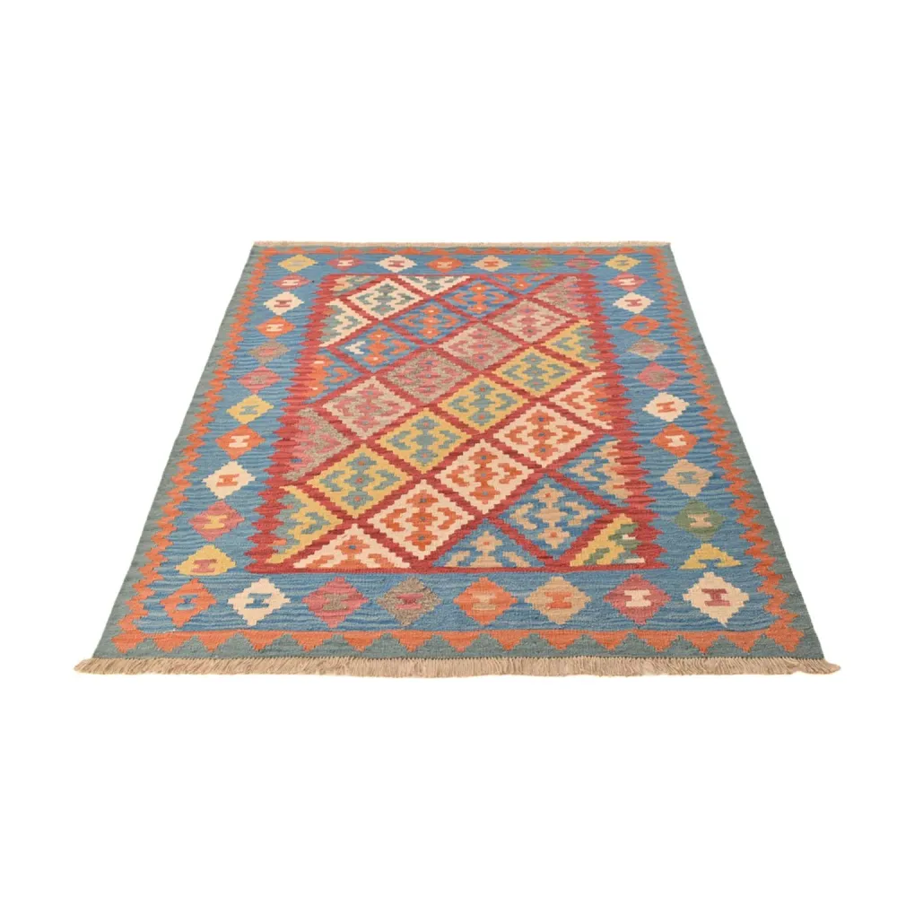 Kelimteppe - Orientalsk - 203 x 157 cm - flerfarget