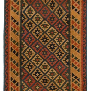Kelimteppe - Orientalsk - 203 x 158 cm - flerfarget